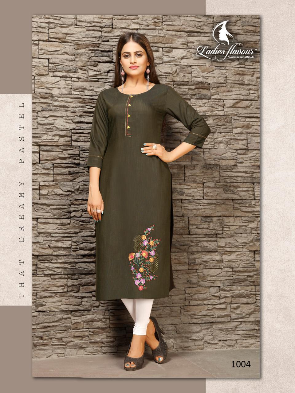 Ladies Flavour By Miss-india Designer Kurtis Collection.