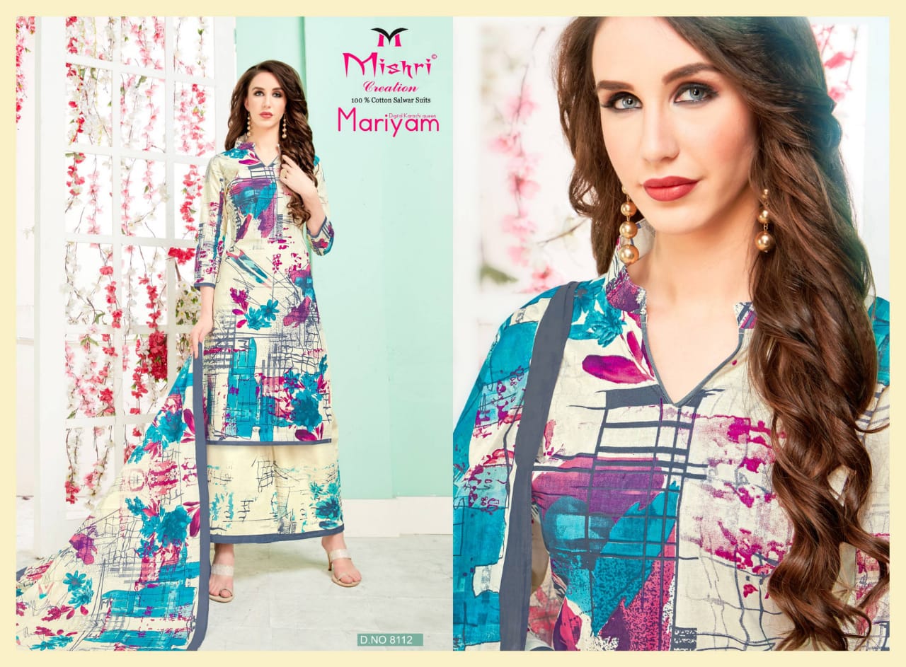 Mariyam Vol 3 By Mishri Cotton Printed Dress Material Catalogue