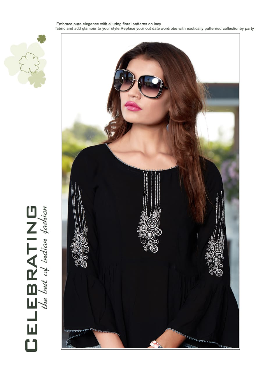 Poorva Vol  6 By Mittoo Rayon Western Top Collection