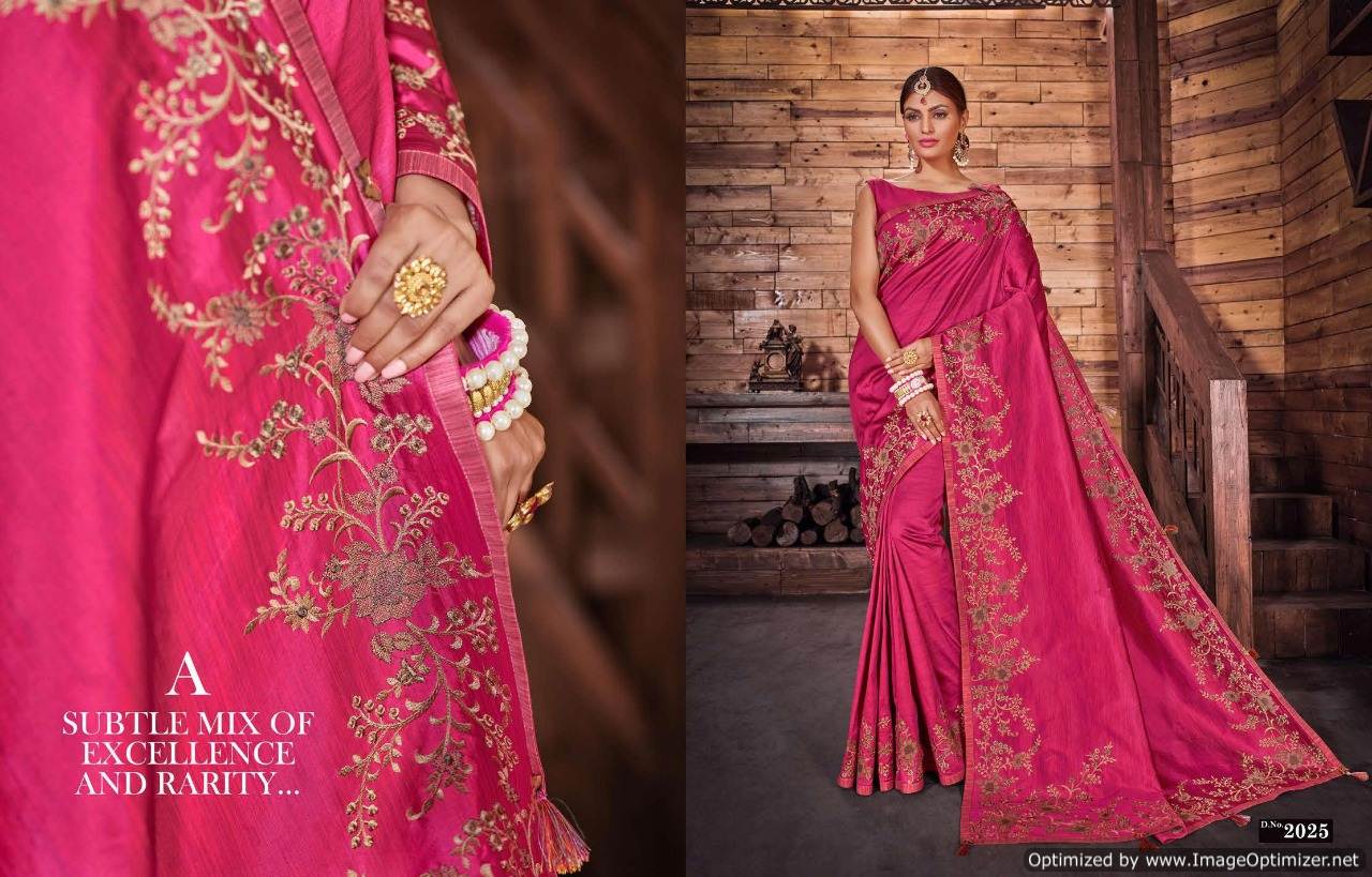 Eannaya By Sanskar Wedding Wear Sarees Collection.