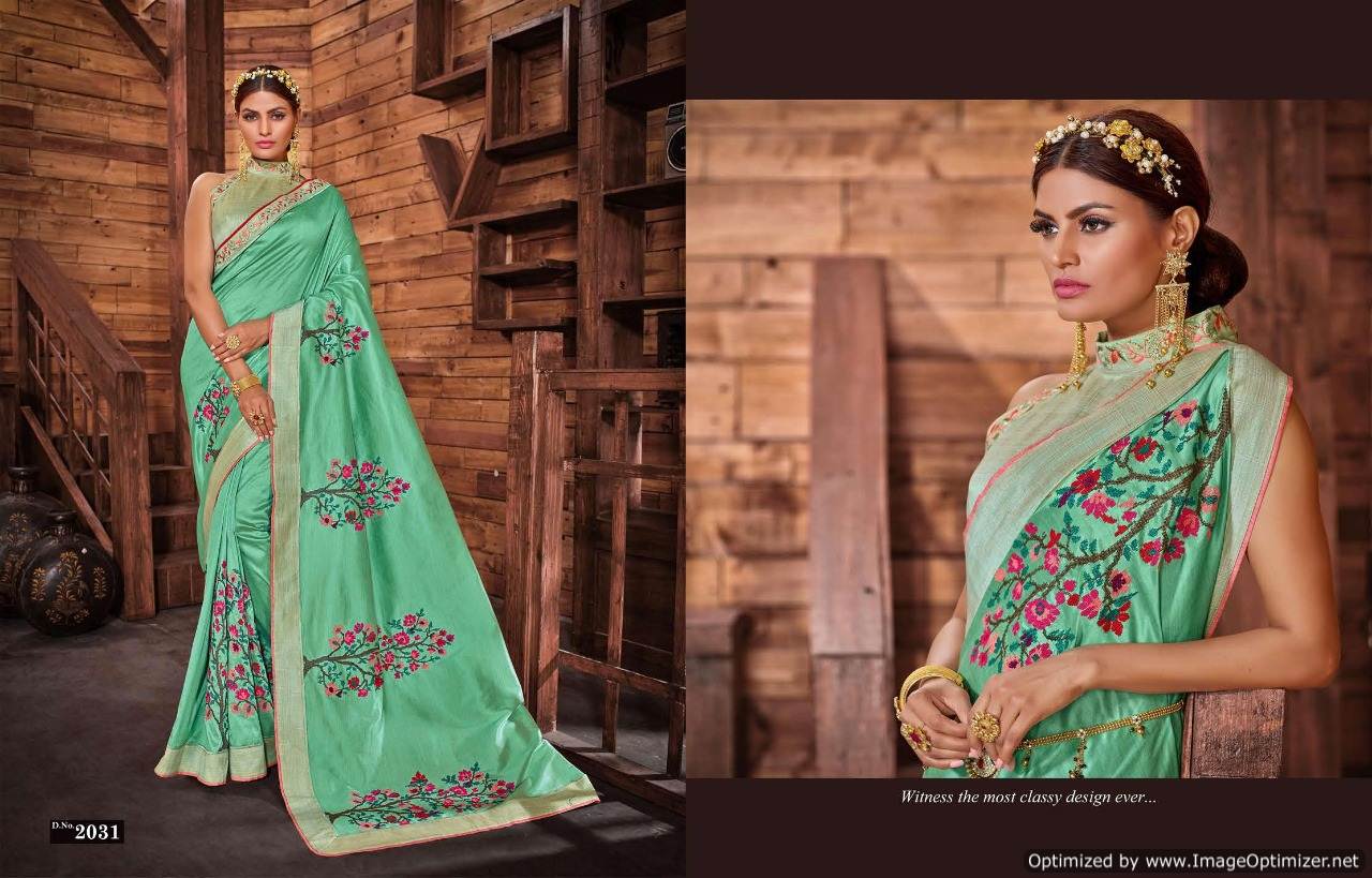 Eannaya By Sanskar Wedding Wear Sarees Collection.