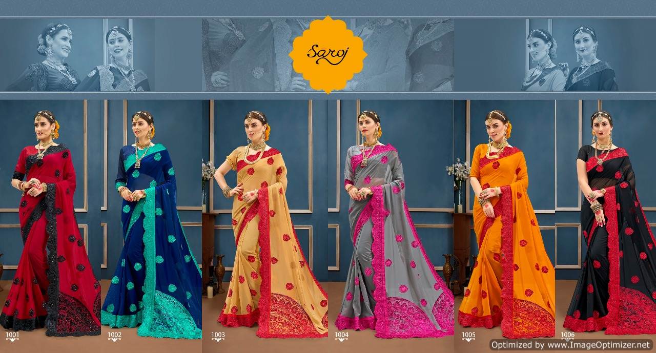 Vanshika By Saroj Georgette Printed Saree Catalogue