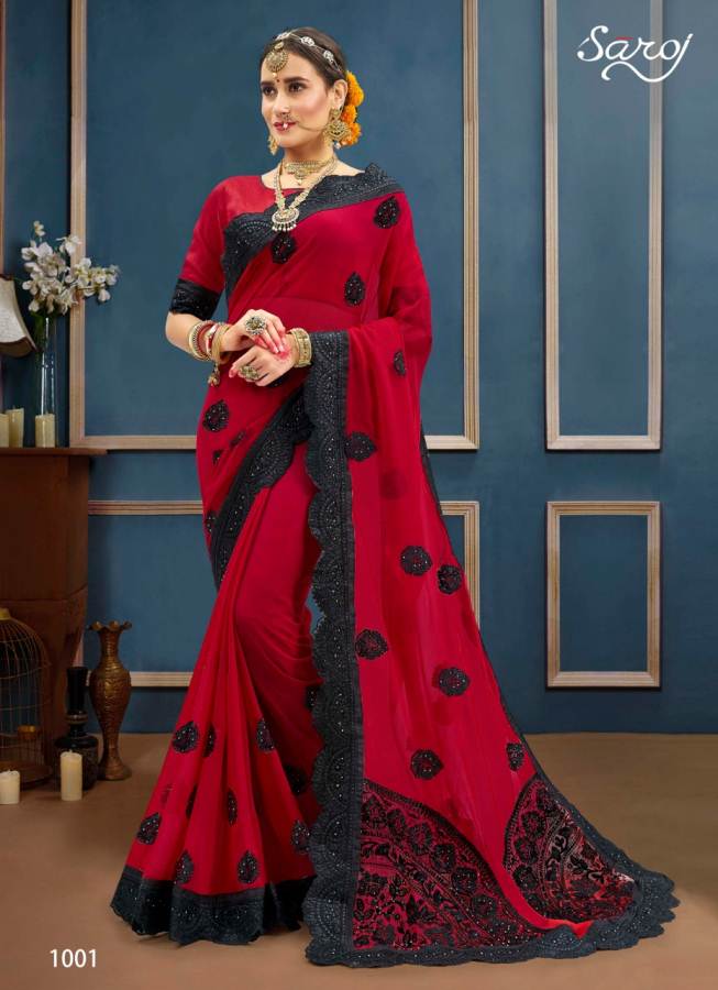 Vanshika By Saroj Georgette Printed Saree Catalogue