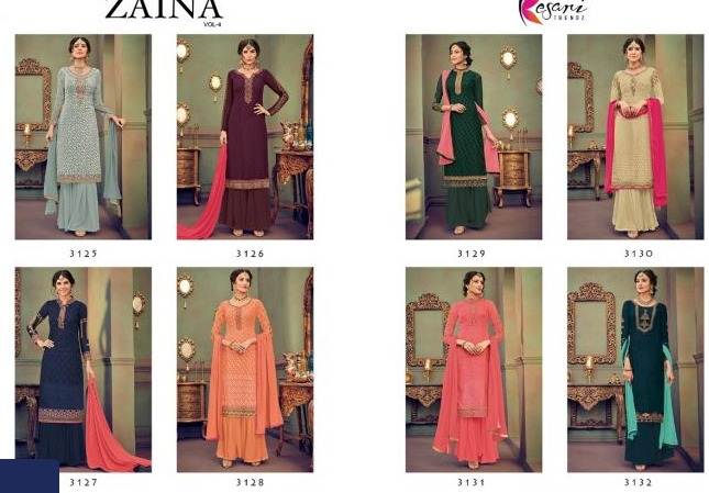 Zaina Vol 4 By Kesari Designer Salwar Suit Collection