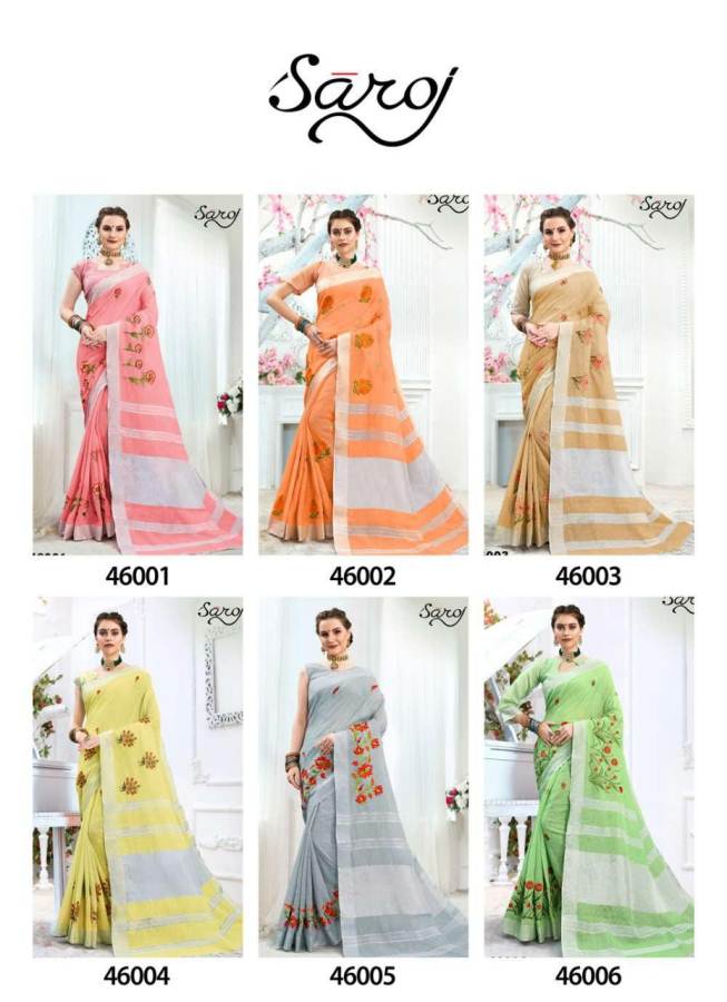 Aakira By Saroj Cotton Casual Wear Sarees Catalogue