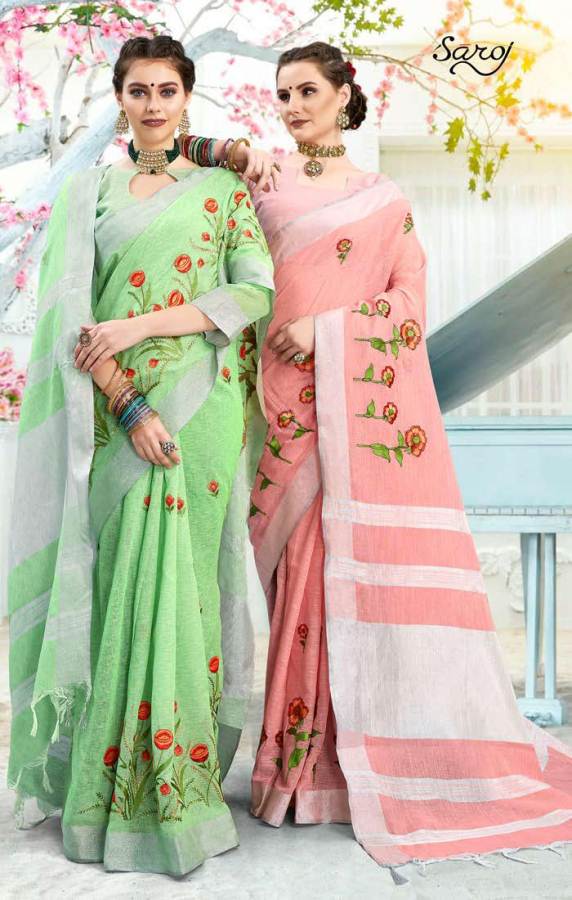 Aakira By Saroj Cotton Casual Wear Sarees Catalogue