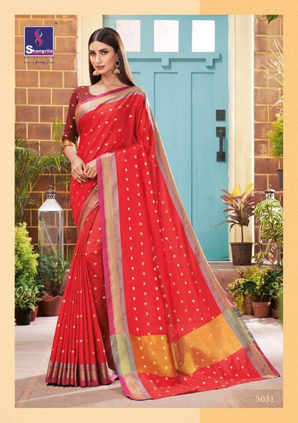 Baani By Shangrila Designser Weaking Silk Sarees Catalogue