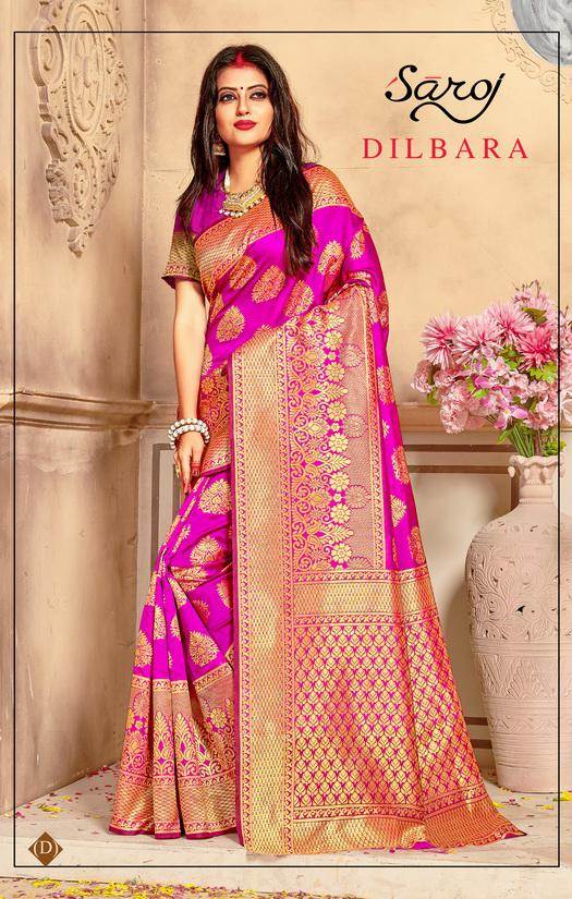 Dilbara By Saroj Banarasi Silk Designer Saree