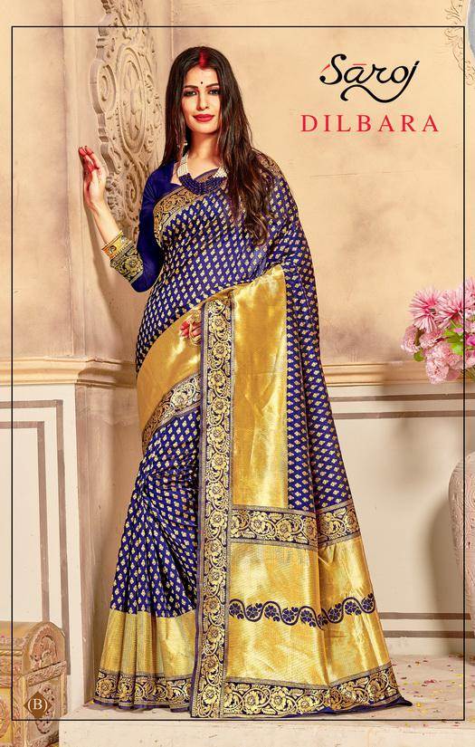 Dilbara By Saroj Banarasi Silk Designer Saree