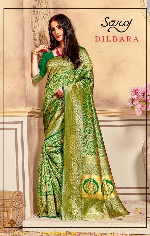 Dilbara By Saroj Banarasi Silk Designer Saree