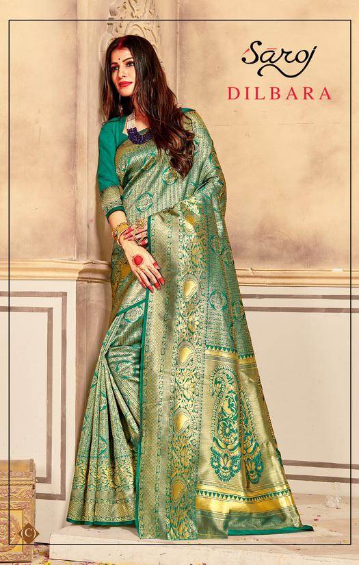 Dilbara By Saroj Banarasi Silk Designer Saree