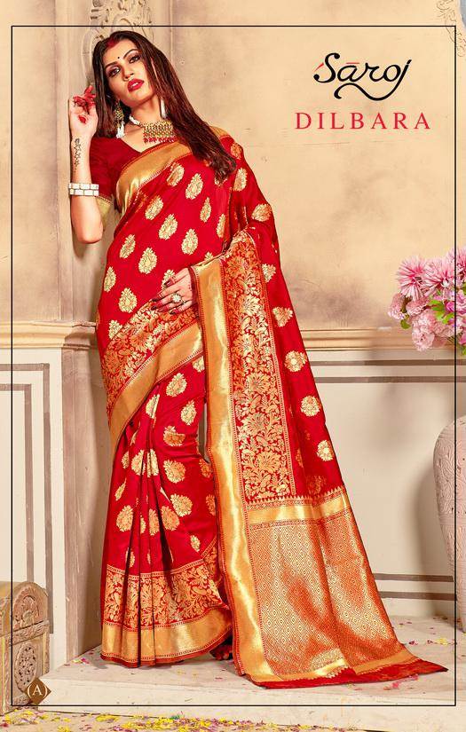 Dilbara By Saroj Banarasi Silk Designer Saree