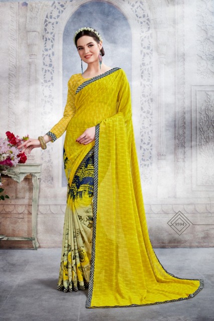 Sakhi By Haytee Casual Wear Printed Saree Catalogue