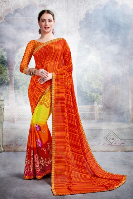 Sakhi By Haytee Casual Wear Printed Saree Catalogue
