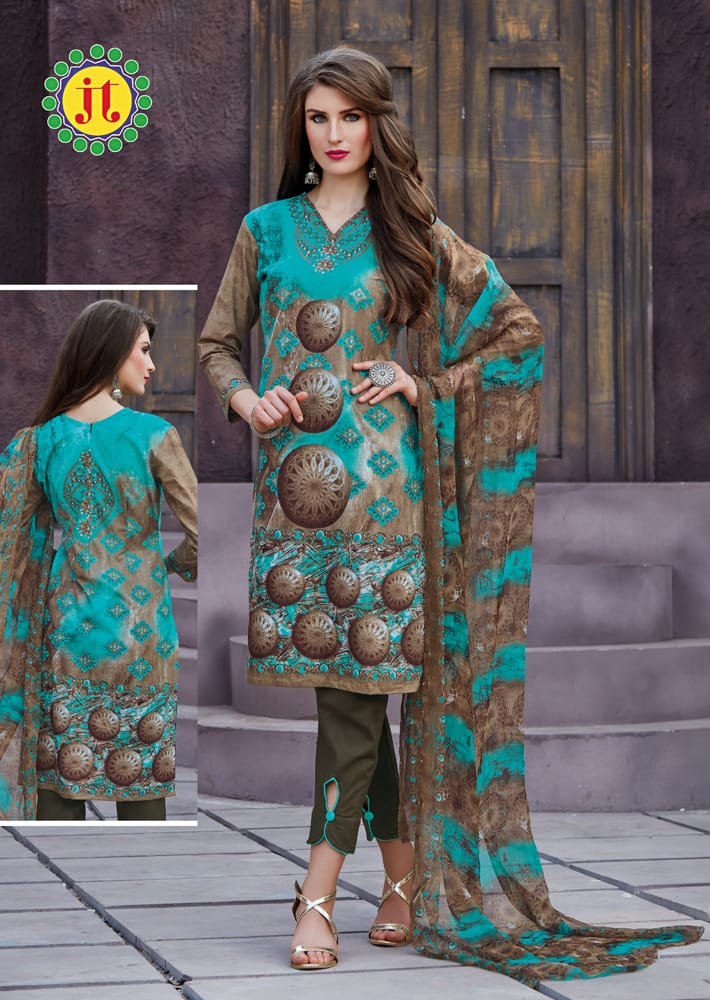 Jessica Vol 2 By Jt Printed Cotton Dress Material Catalogue