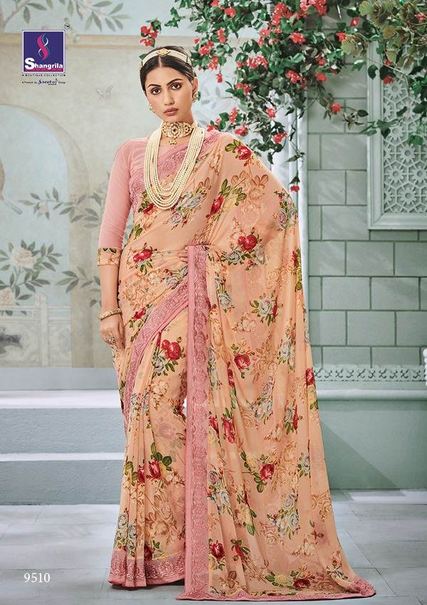 Kaamini Vol 11 By Shangrila Printed Sarees Catalogue
