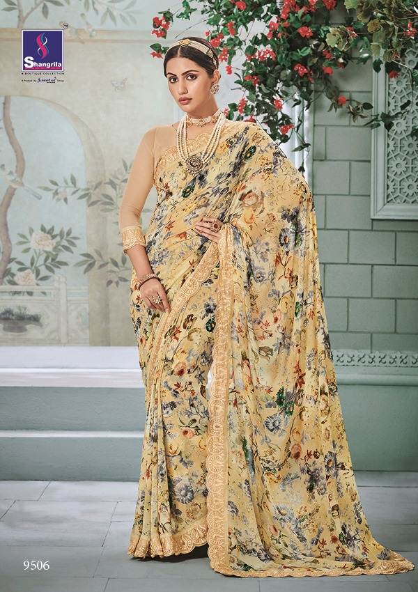 Kaamini Vol 11 By Shangrila Printed Sarees Catalogue