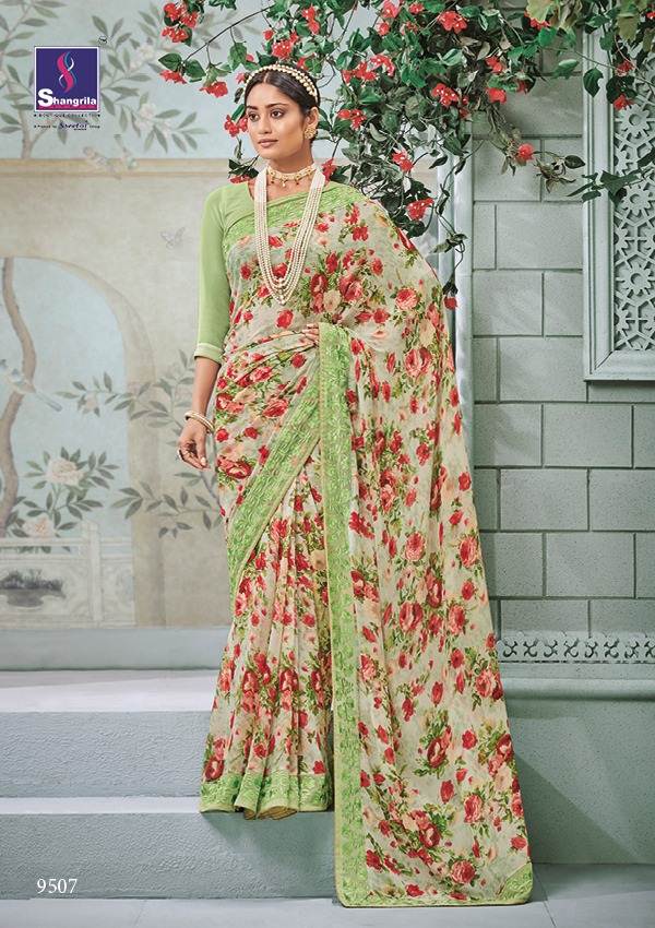 Kaamini Vol 11 By Shangrila Printed Sarees Catalogue