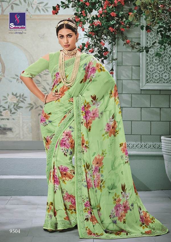 Kaamini Vol 11 By Shangrila Printed Sarees Catalogue