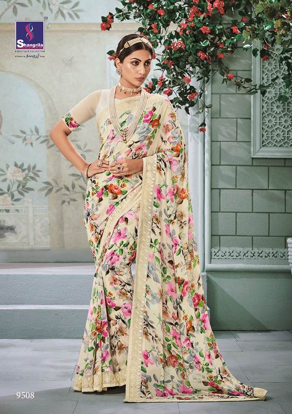 Kaamini Vol 11 By Shangrila Printed Sarees Catalogue