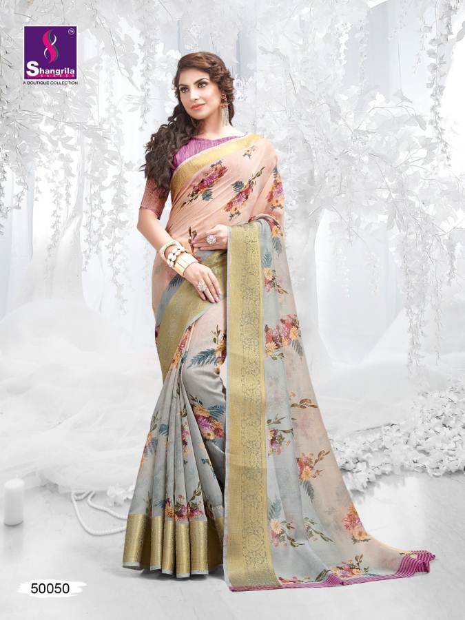 Kadambari By Shangrila Digital Printed Sarees Catalogue