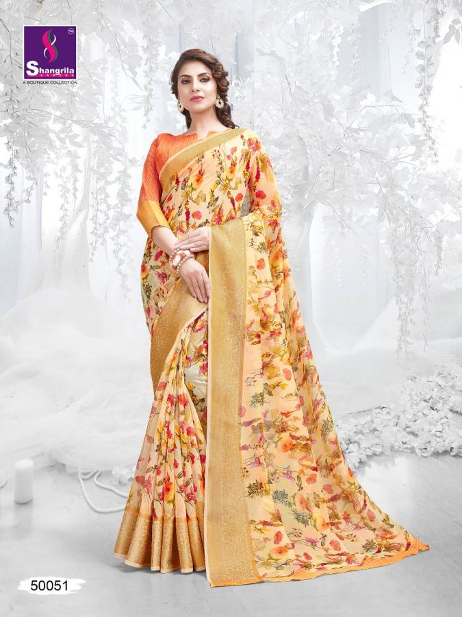 Kadambari By Shangrila Digital Printed Sarees Catalogue