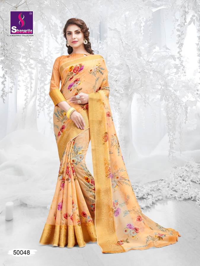 Kadambari By Shangrila Digital Printed Sarees Catalogue