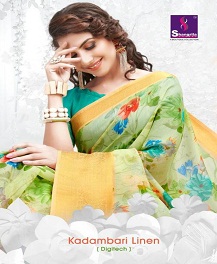 Kadambari By Shangrila Digital Printed Sarees Catalogue