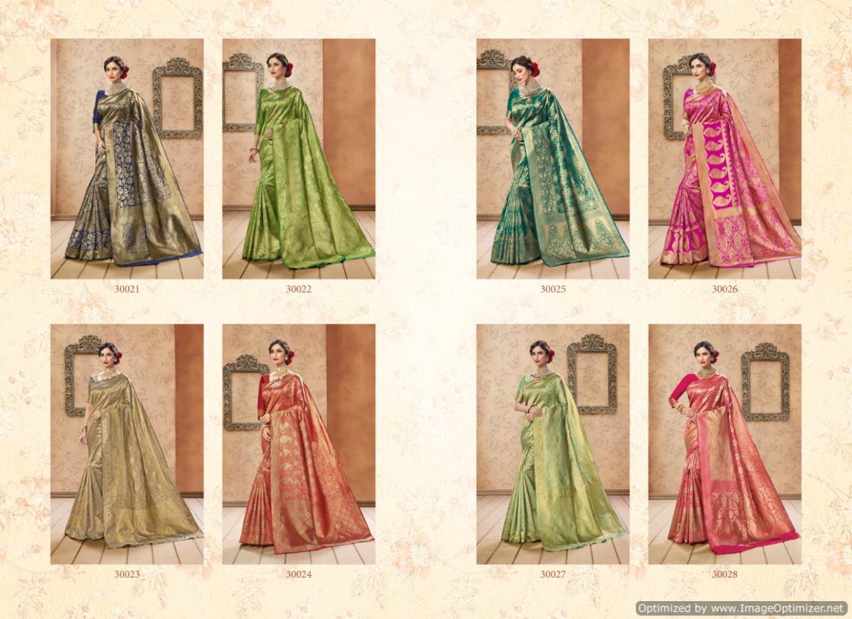 Komal By Shangrila  Silk Designer Festive Wear Silk Saree Catalogue
