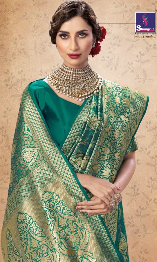 Komal By Shangrila  Silk Designer Festive Wear Silk Saree Catalogue