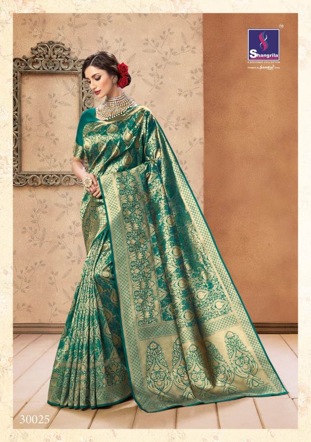 Komal By Shangrila  Silk Designer Festive Wear Silk Saree Catalogue