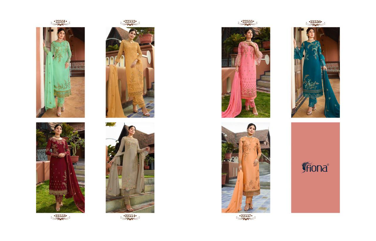 Kritika Navya By Fiona Embroidered Salwar Suits Collection