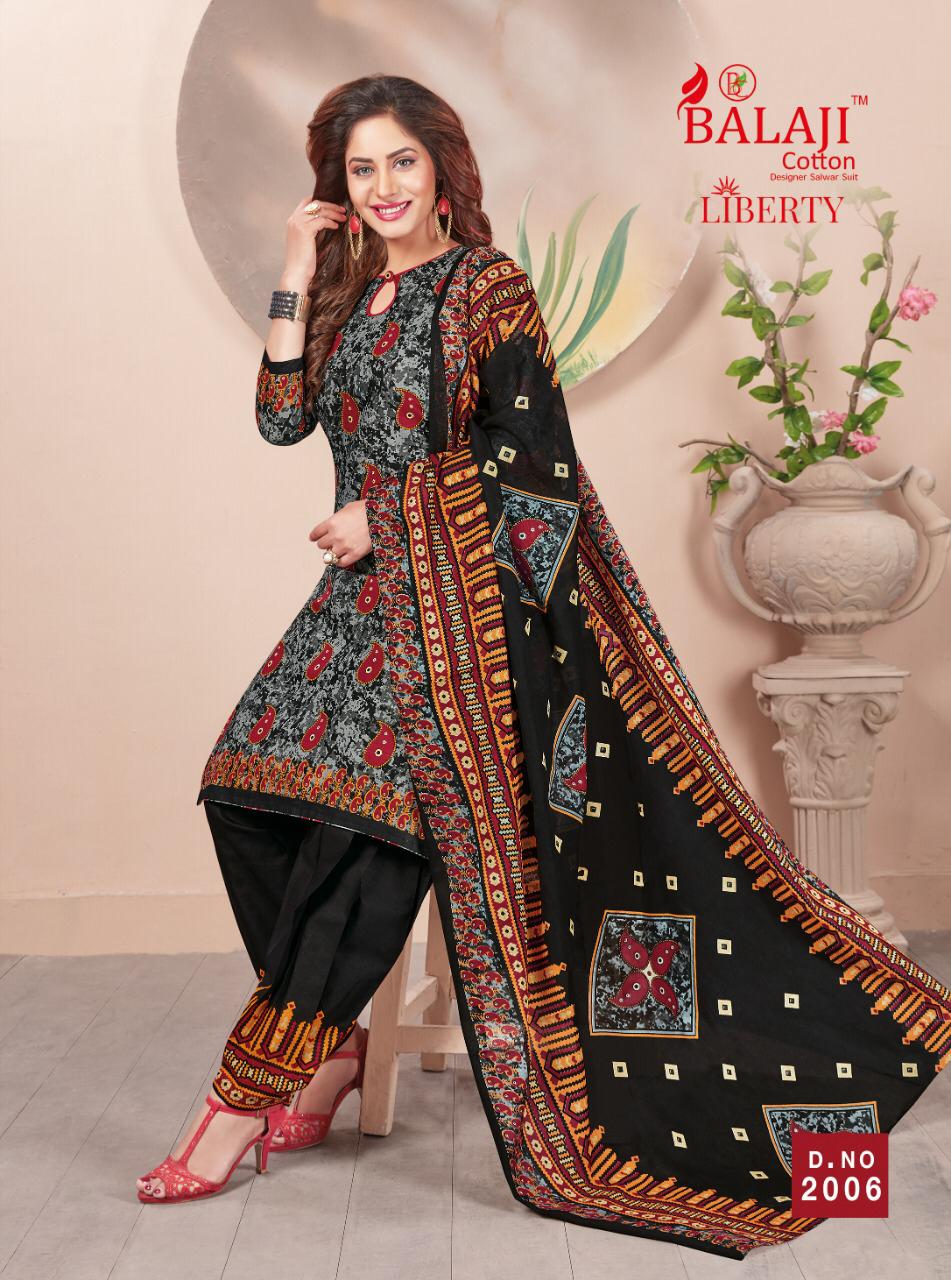 Liberty Vol 2 By Balaji Printed Patiyala  Cotton Dress Material Catalogue