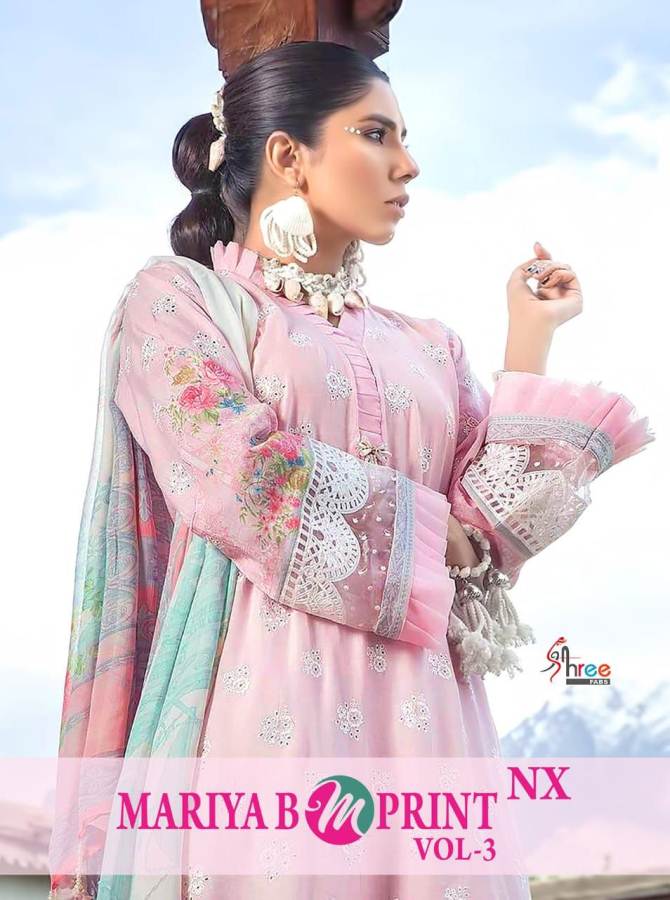 Mariya B Mprint 3 Nx By Shree Pakistani Suit Collection
