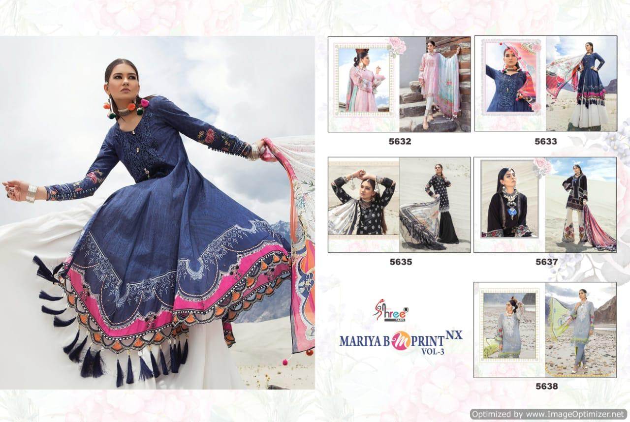 Mariya B Mprint 3 Nx By Shree Pakistani Suit Collection