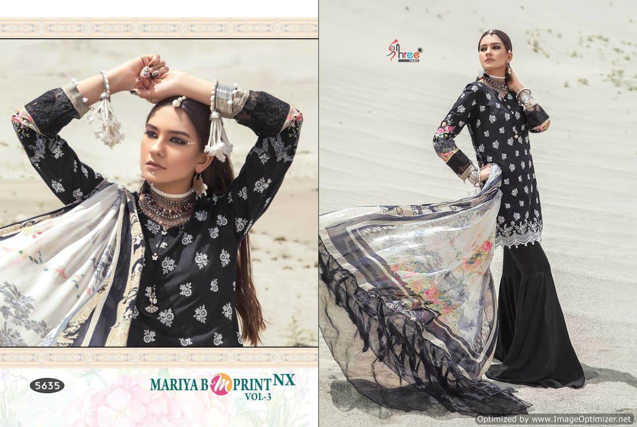 Mariya B Mprint 3 Nx By Shree Pakistani Suit Collection