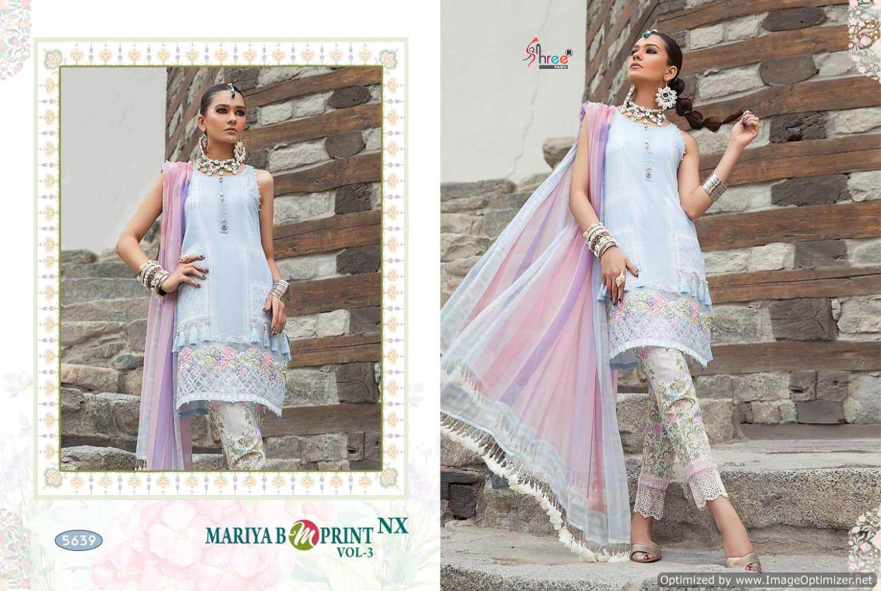 Mariya B Mprint 3 Nx By Shree Pakistani Suit Collection