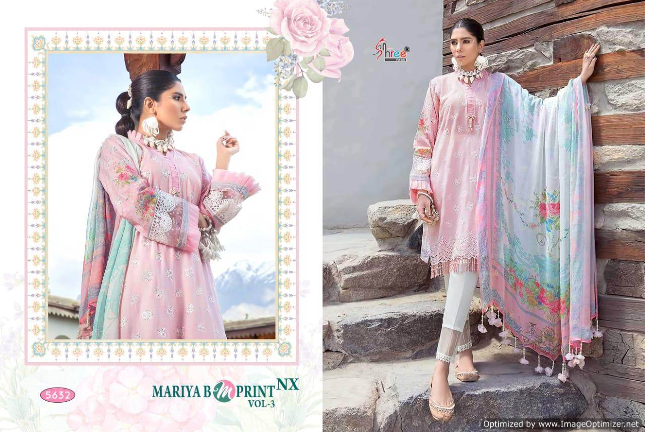 Mariya B Mprint 3 Nx By Shree Pakistani Suit Collection