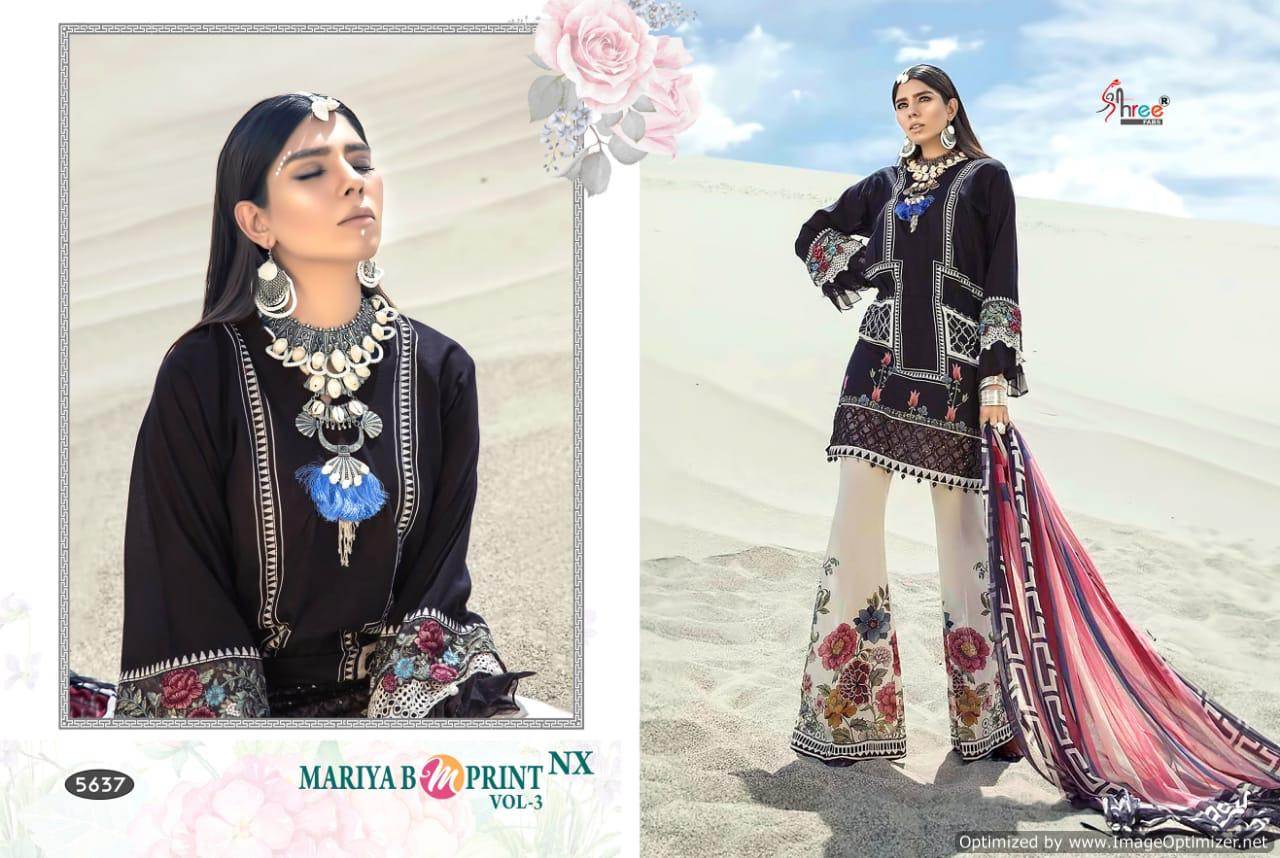 Mariya B Mprint 3 Nx By Shree Pakistani Suit Collection