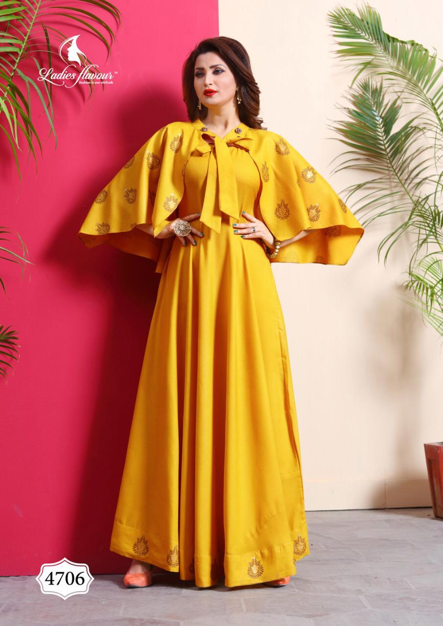 Miss World Vol 4 By Ladies Flavour Long Party Wear Gown Collection