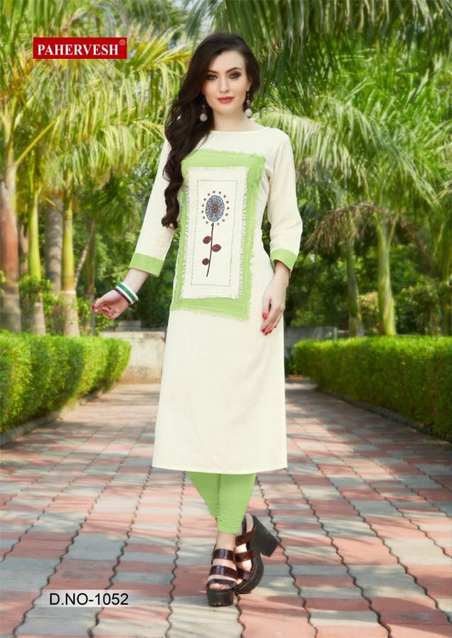 Niharika Vol-3 By Pahervesh Causal Kurtis Catalogue
