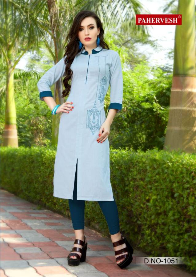 Niharika Vol-3 By Pahervesh Causal Kurtis Catalogue
