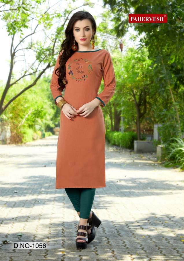 Niharika Vol-3 By Pahervesh Causal Kurtis Catalogue