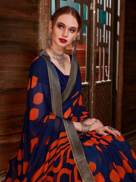 Ponds Vol 5 By Kodas  Georgette Printed Sarees Catalogue