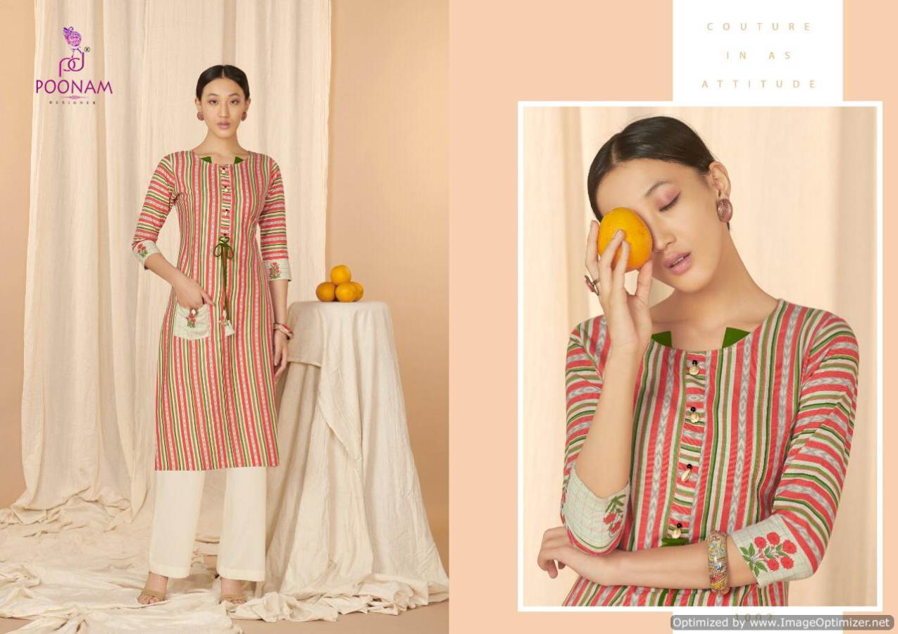 Aaria By Poonam Cotton Casual Wear Kurtis Collection