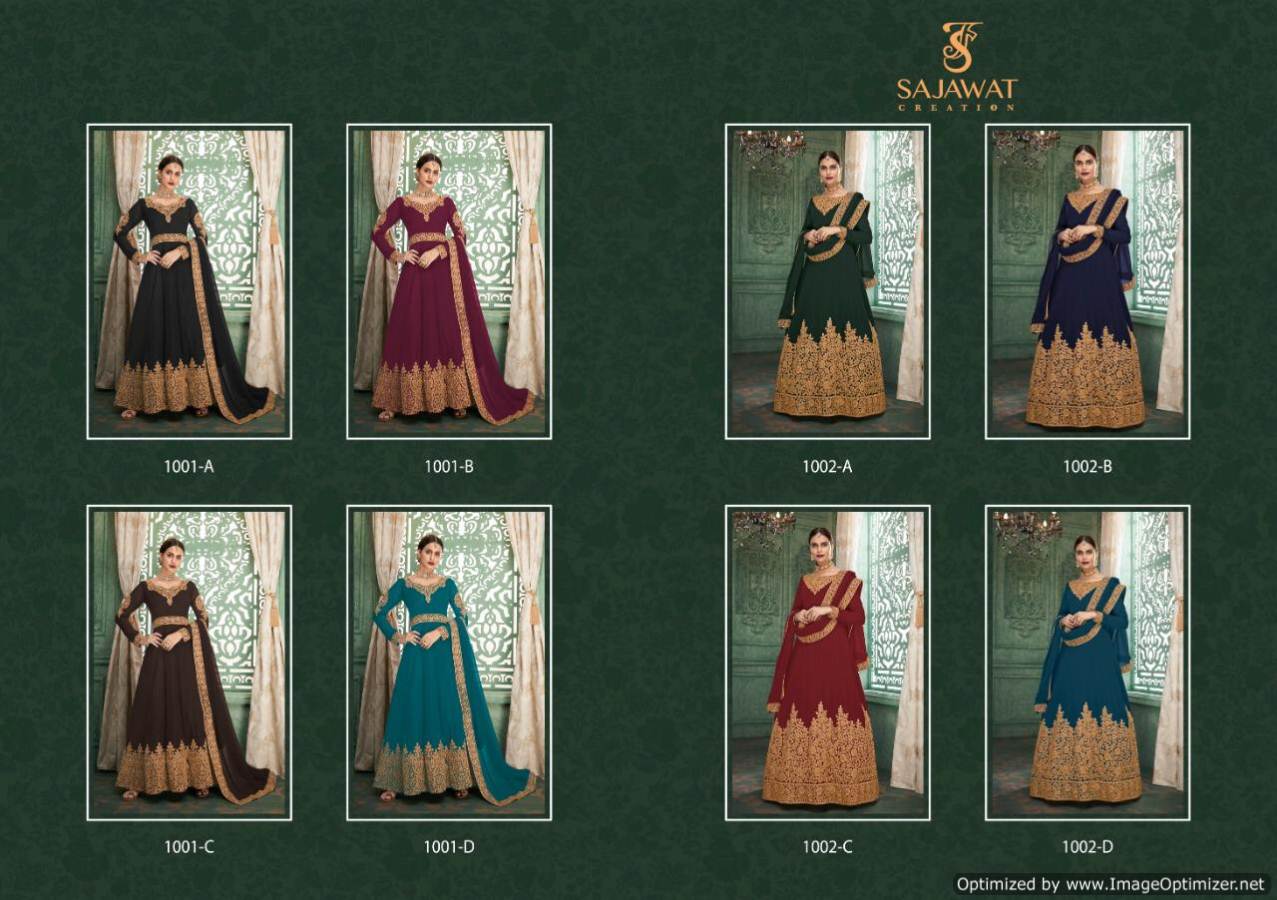 Saaho By Sajawat Ready Made Designer Salwar Suit Collection.