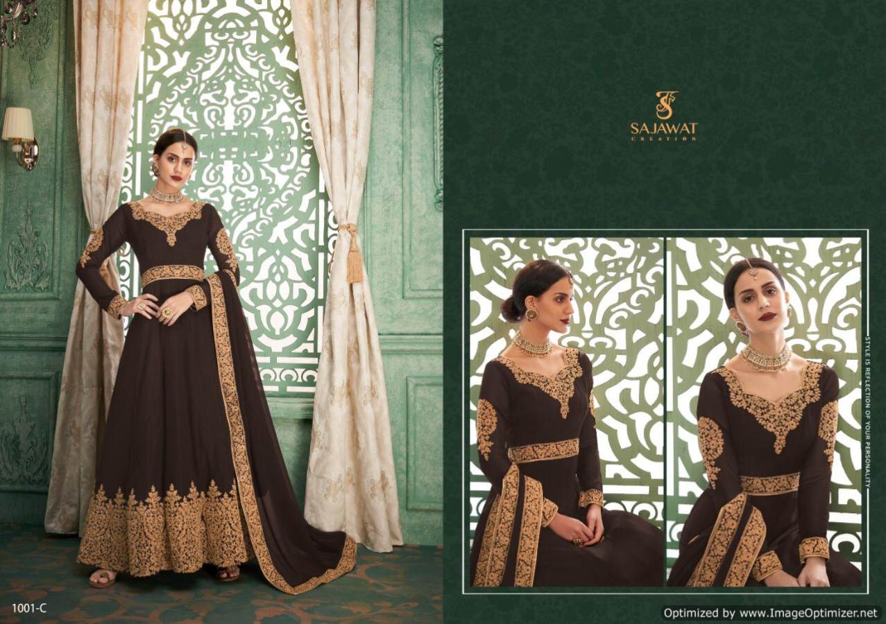 Saaho By Sajawat Ready Made Designer Salwar Suit Collection.