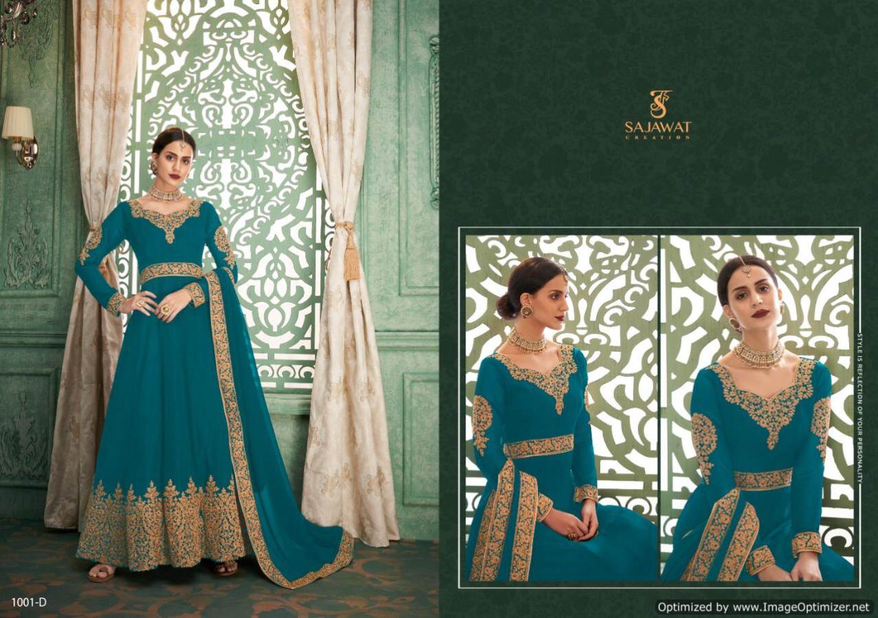 Saaho By Sajawat Ready Made Designer Salwar Suit Collection.