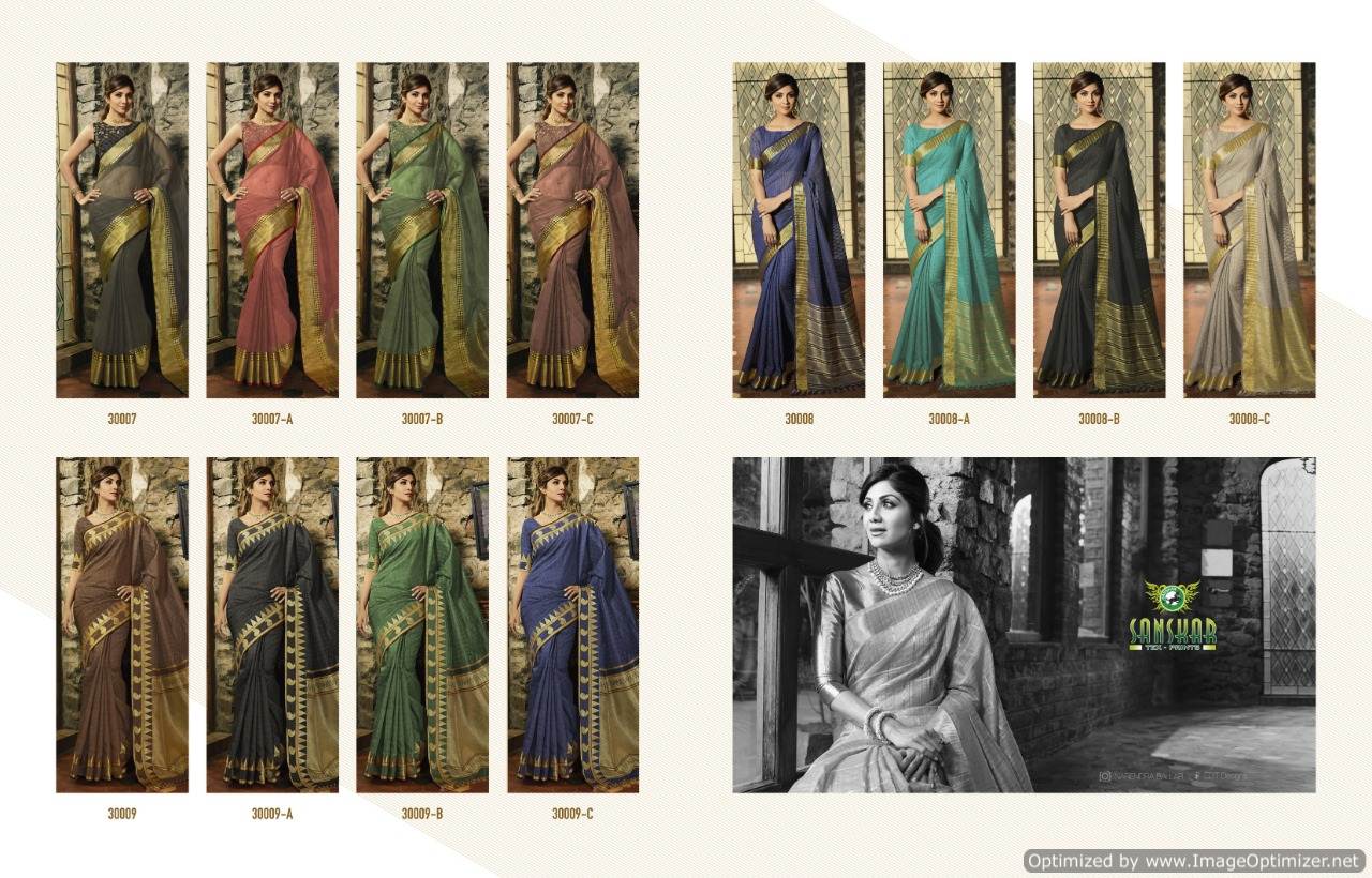 Celebrity By Sanskar Designer Silk Bollywood Saree Collection