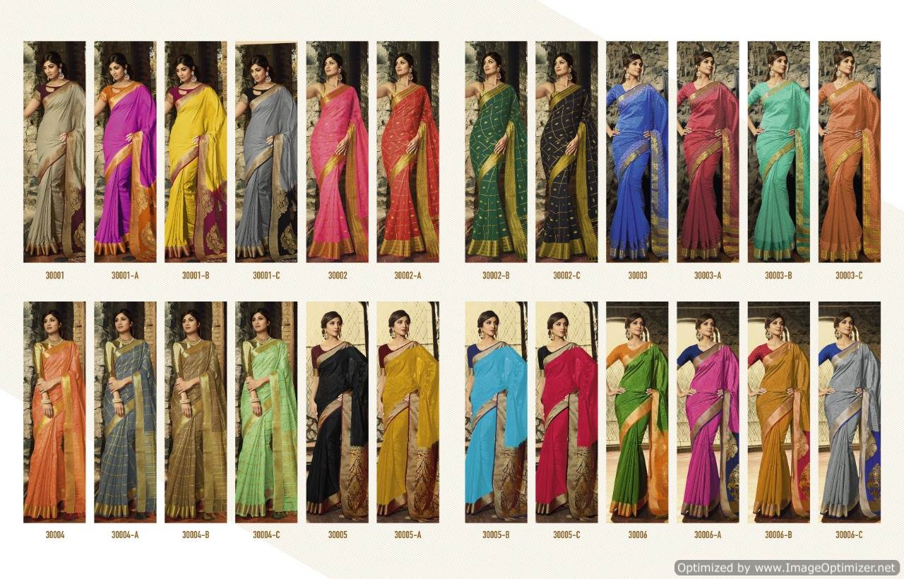 Celebrity By Sanskar Designer Silk Bollywood Saree Collection